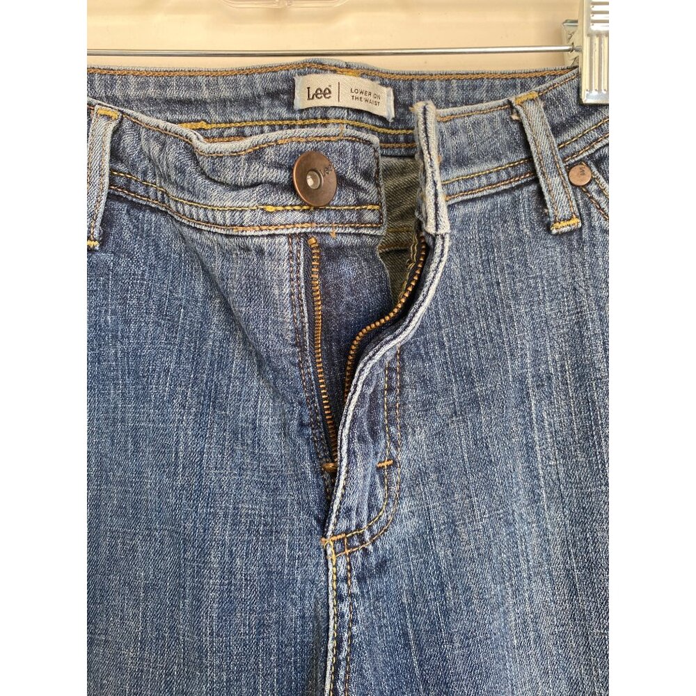 Womens Lee Lower on the waist capri style denim size 22M - Picture 3 of 11